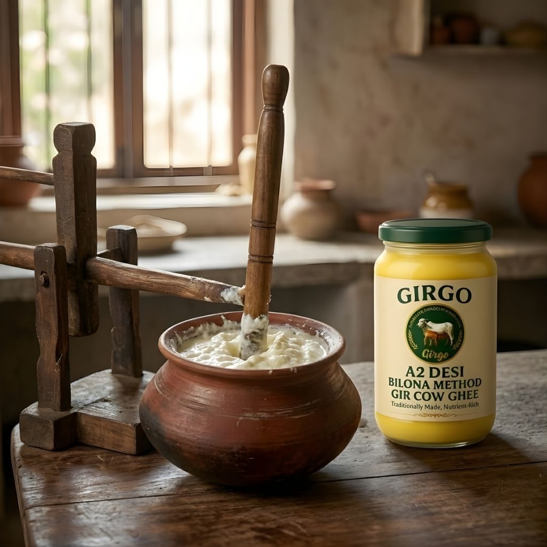 A2 Bilona Ghee — Traditional Hand-Churned Gir Cow Ghee