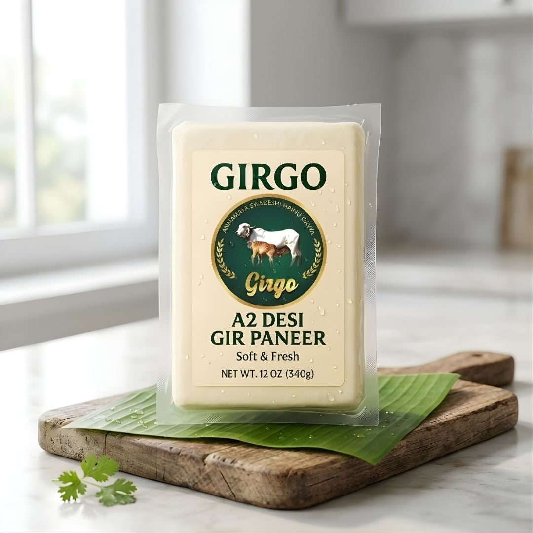 GirGo A2 Desi Paneer — Fresh, Preservative-Free Gir Cow Paneer