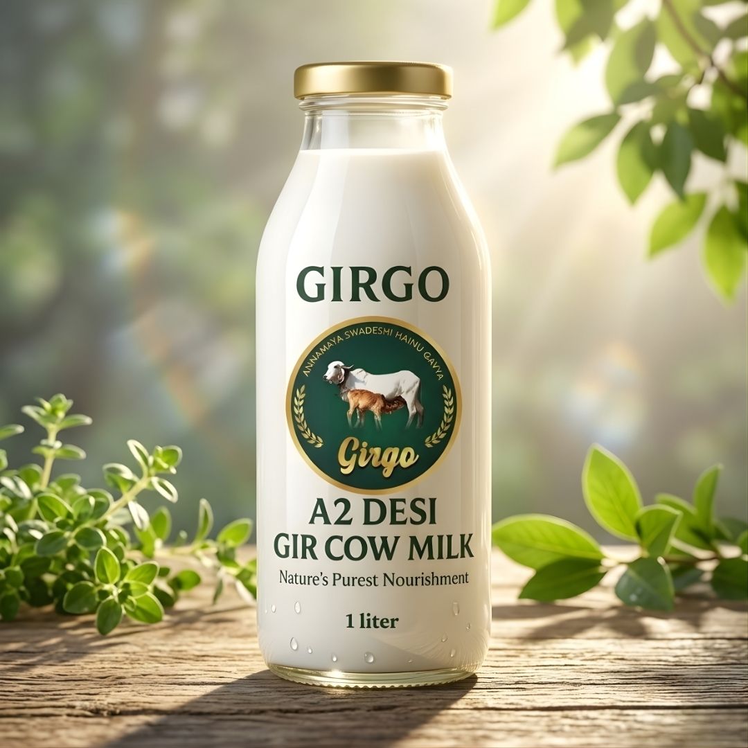 GirGo A2 Raw Milk — Fresh Gir Cow Milk Delivered Daily in Bengaluru